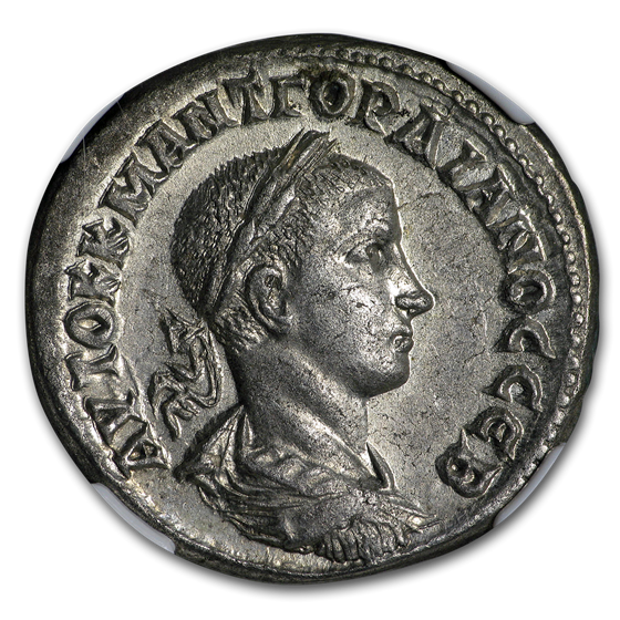 Roman Syria BI Tetradrachm Emp. Gordian III (238-244 AD) MS NGC Roman Syria BI Tetradrachm Emp. Gordian III (238-244 AD) MS NGC